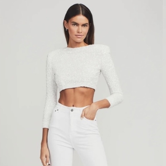 Retrofete Tops - Retrofête Xi Sequin Top NWT